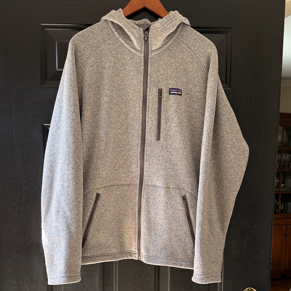Patagonia Men's Zip-Up Sweater in Gray